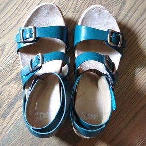 Dansko Green Sandals